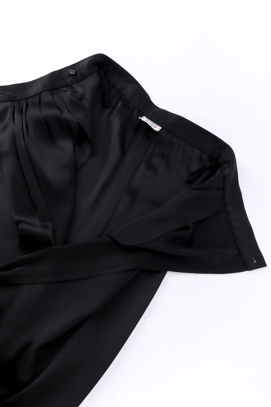 Satin Wrap Skirt