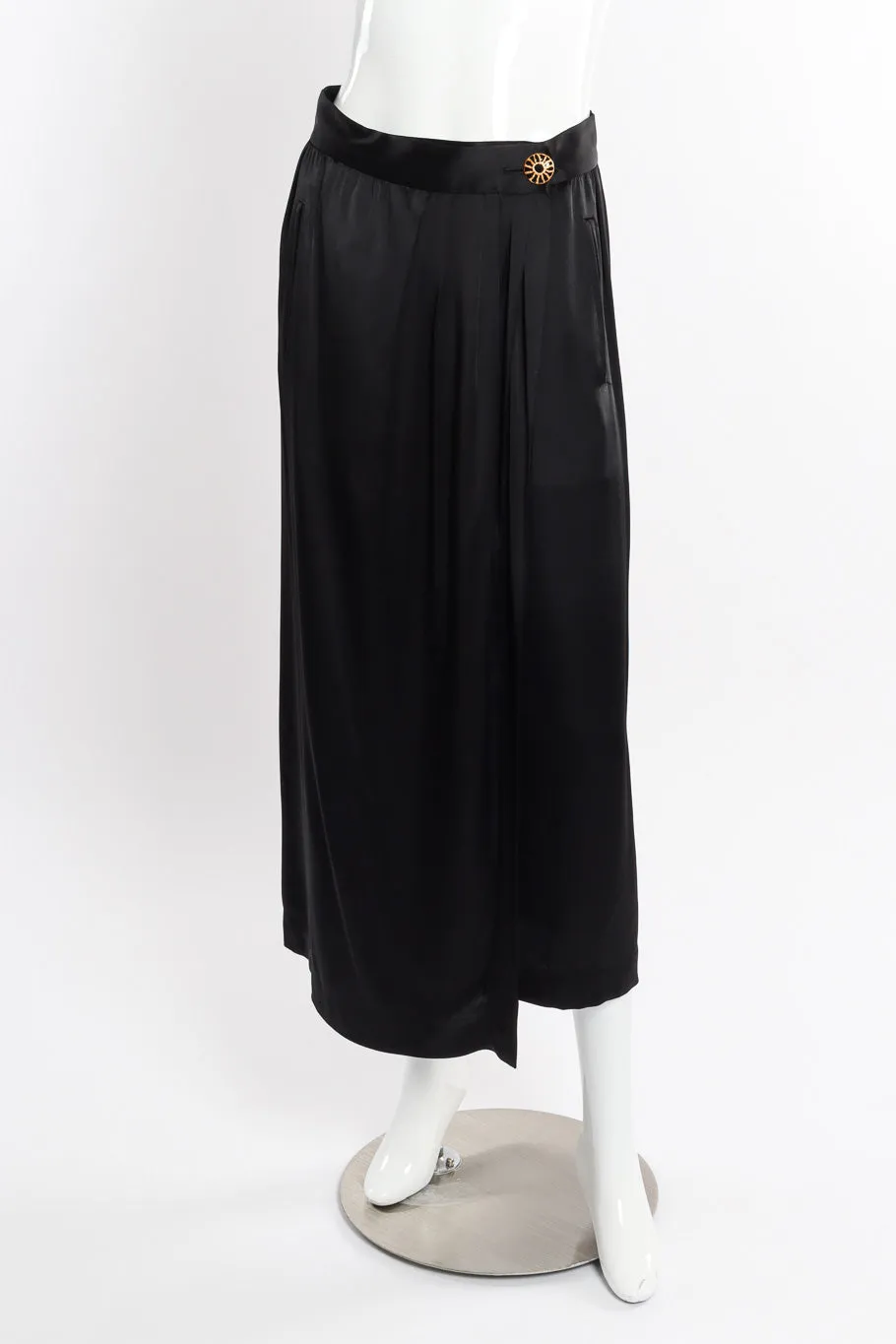 Satin Wrap Skirt
