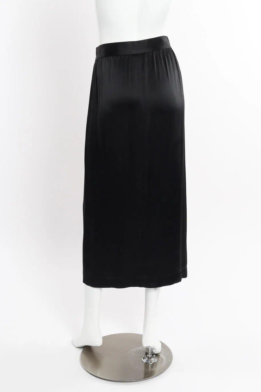 Satin Wrap Skirt