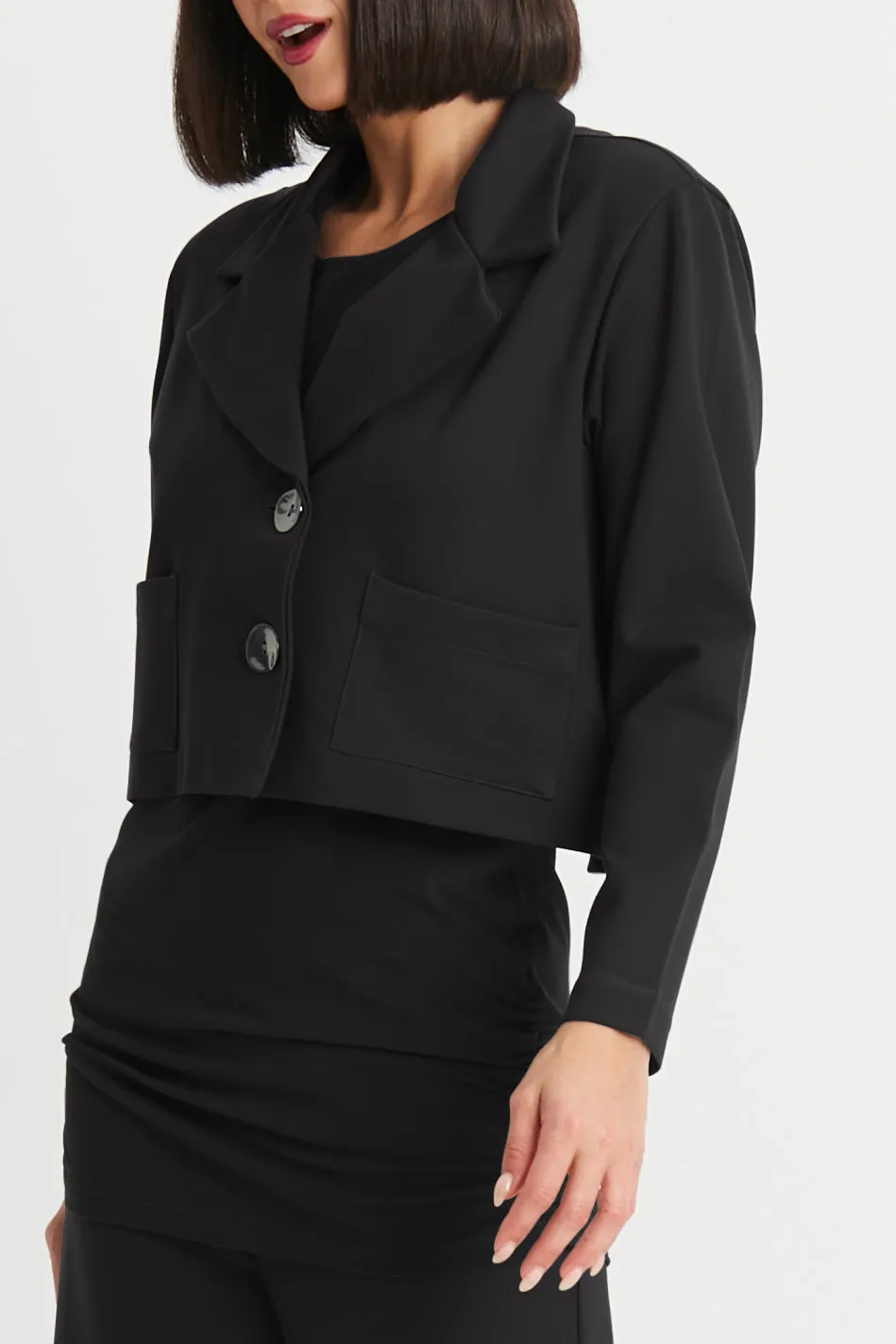 Scuba Cropped Blazer