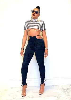 SHE THIQUE | RUCHED PANTS (SIZE S-M-L)