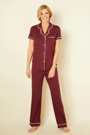 Short Sleeve Top & Pant Pajama Set