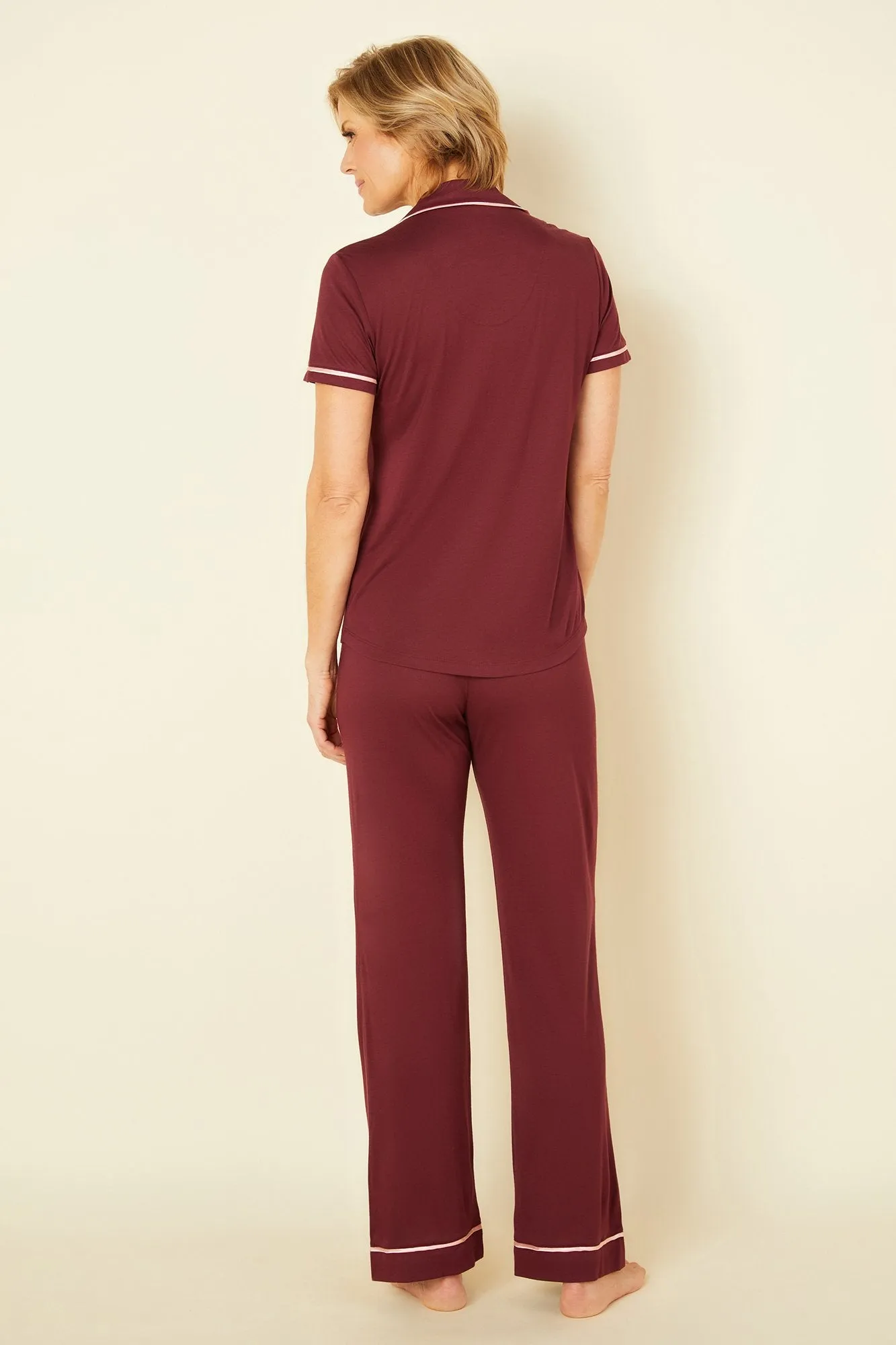 Short Sleeve Top & Pant Pajama Set