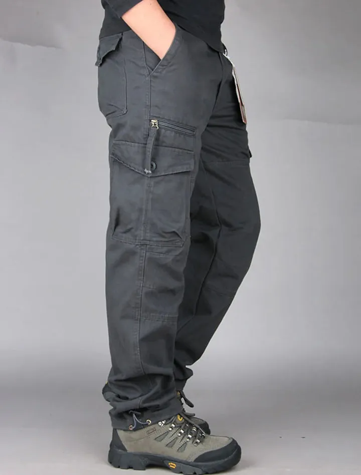 Siam | unusual straight cargo pants for men