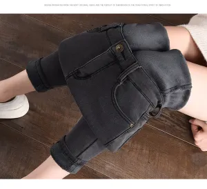 Skinny High Waist Denim Pants with Pencil Cut and Full Length