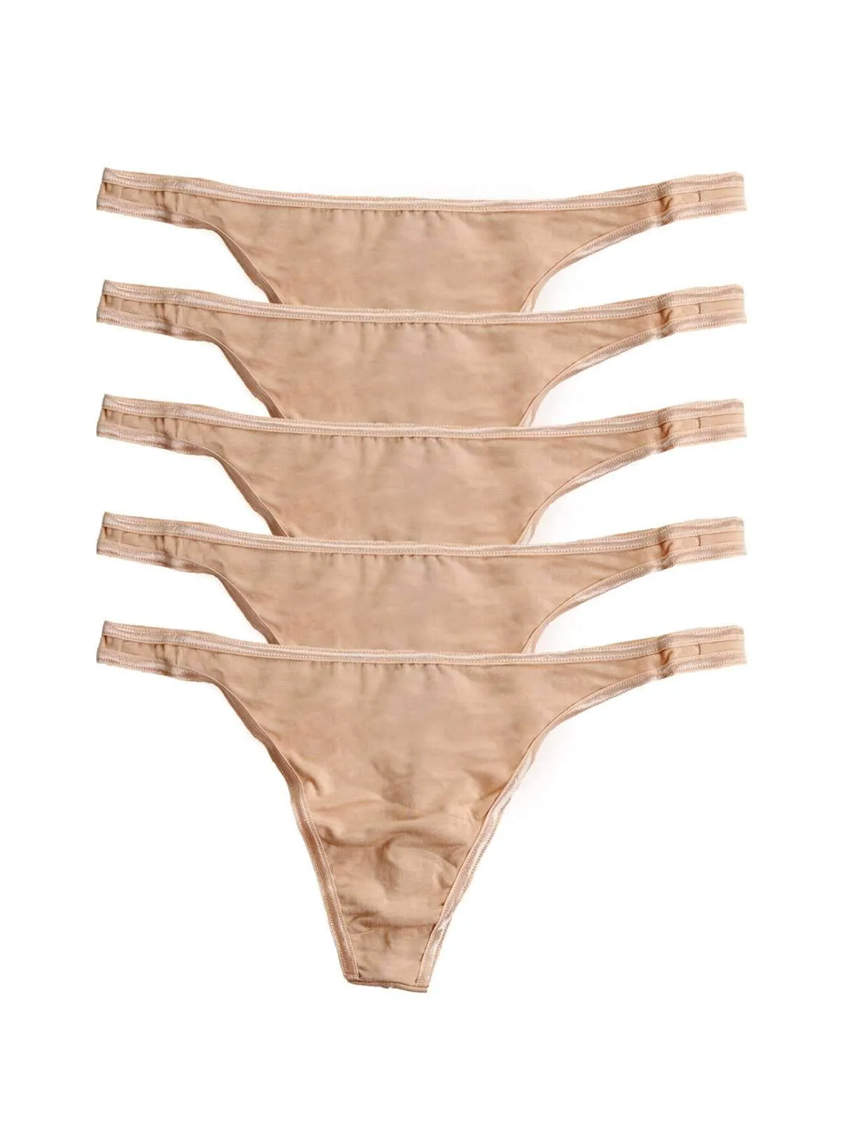 So Smooth Modal Low Rise Thong 5-Pack