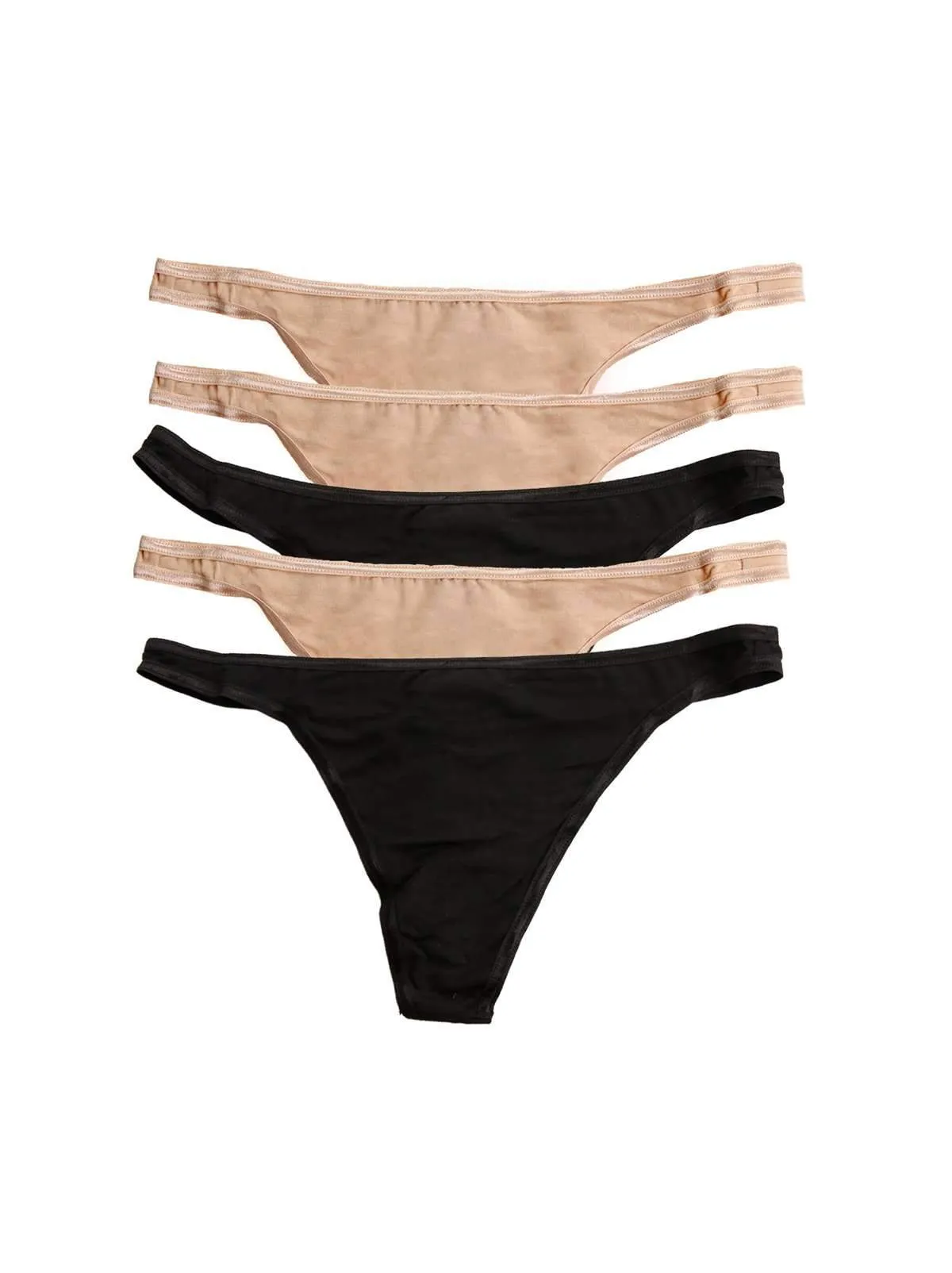So Smooth Modal Low Rise Thong 5-Pack