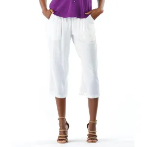 Solid Beach Pant - White