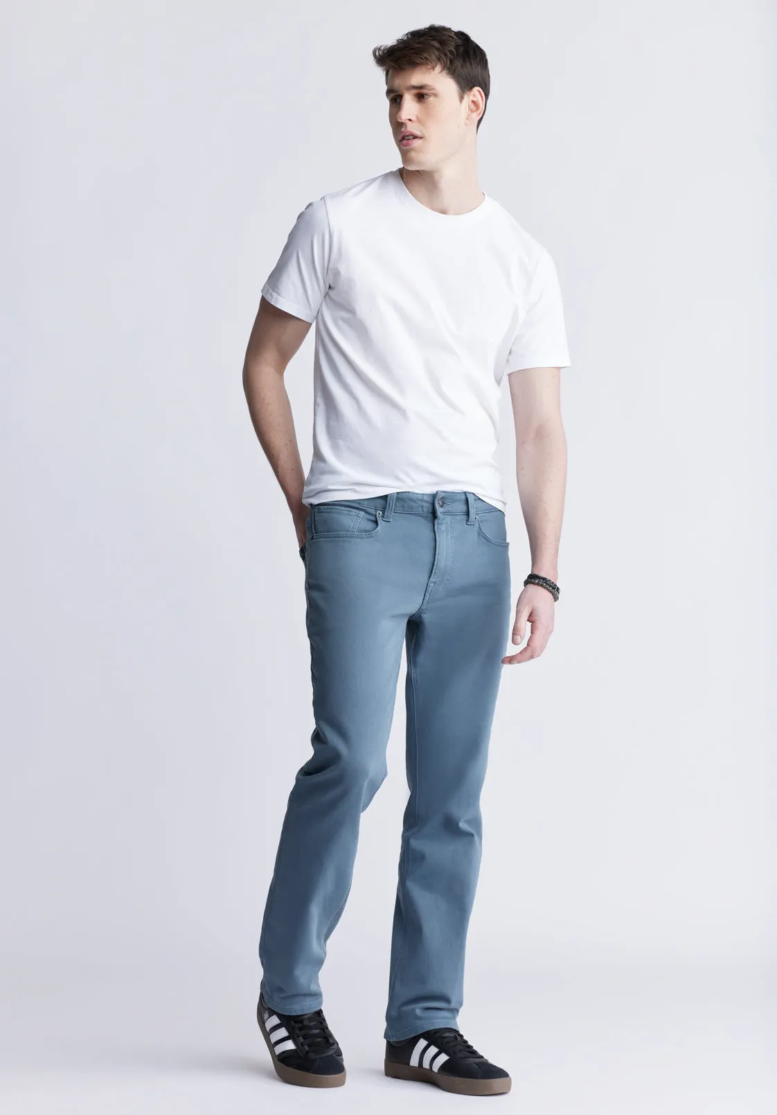 Straight Six Men's Freedom Flex Pants, Mirage Blue - BM22939