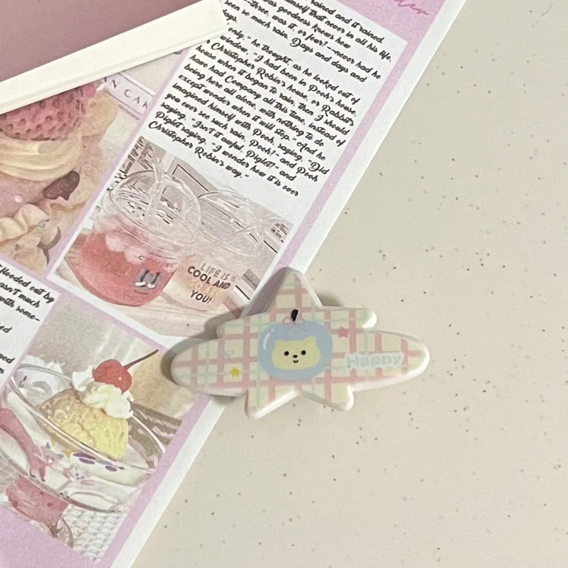 Sweet Bowknot Heart Puppy Cat Fish Resin Hair Clips