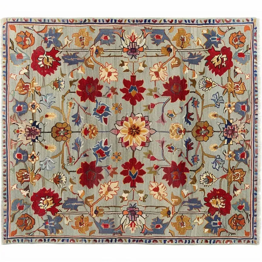 Symmetrical Hand Tufted Rug