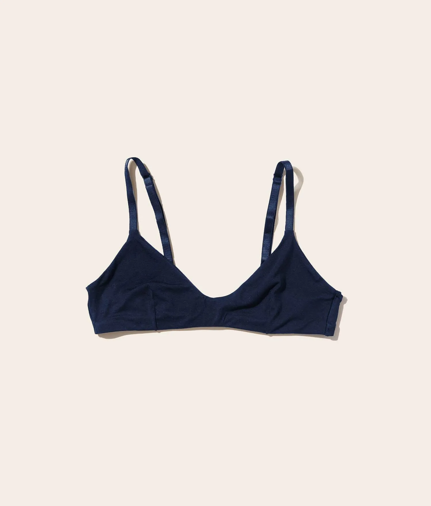 The Plunge Bralette - Rayon - Midnight