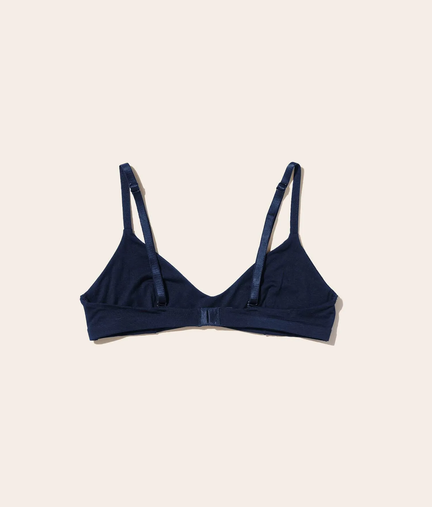 The Plunge Bralette - Rayon - Midnight