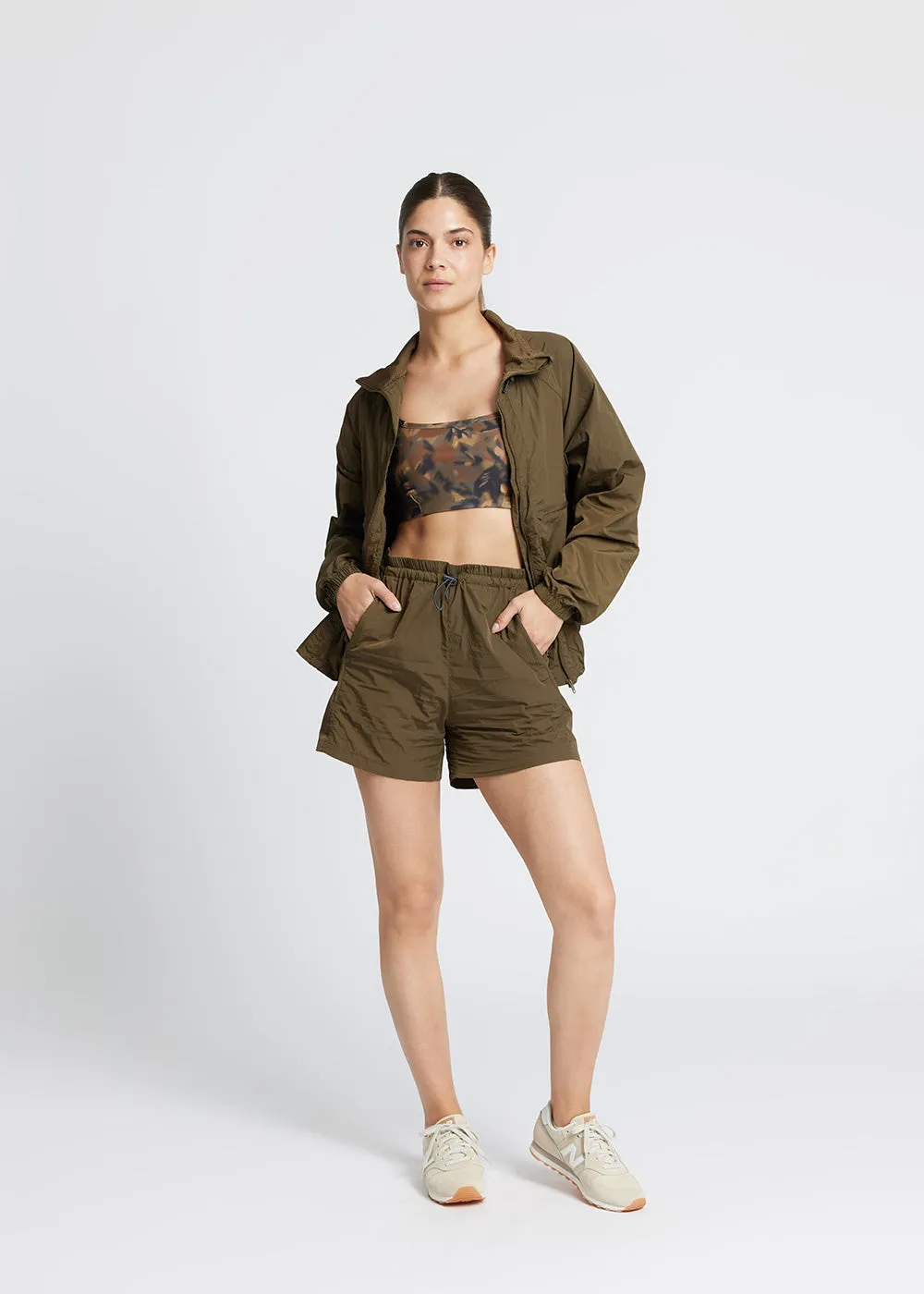 Track Shorts Petri - deep olive