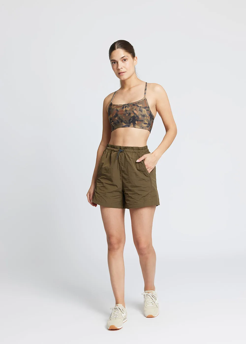 Track Shorts Petri - deep olive