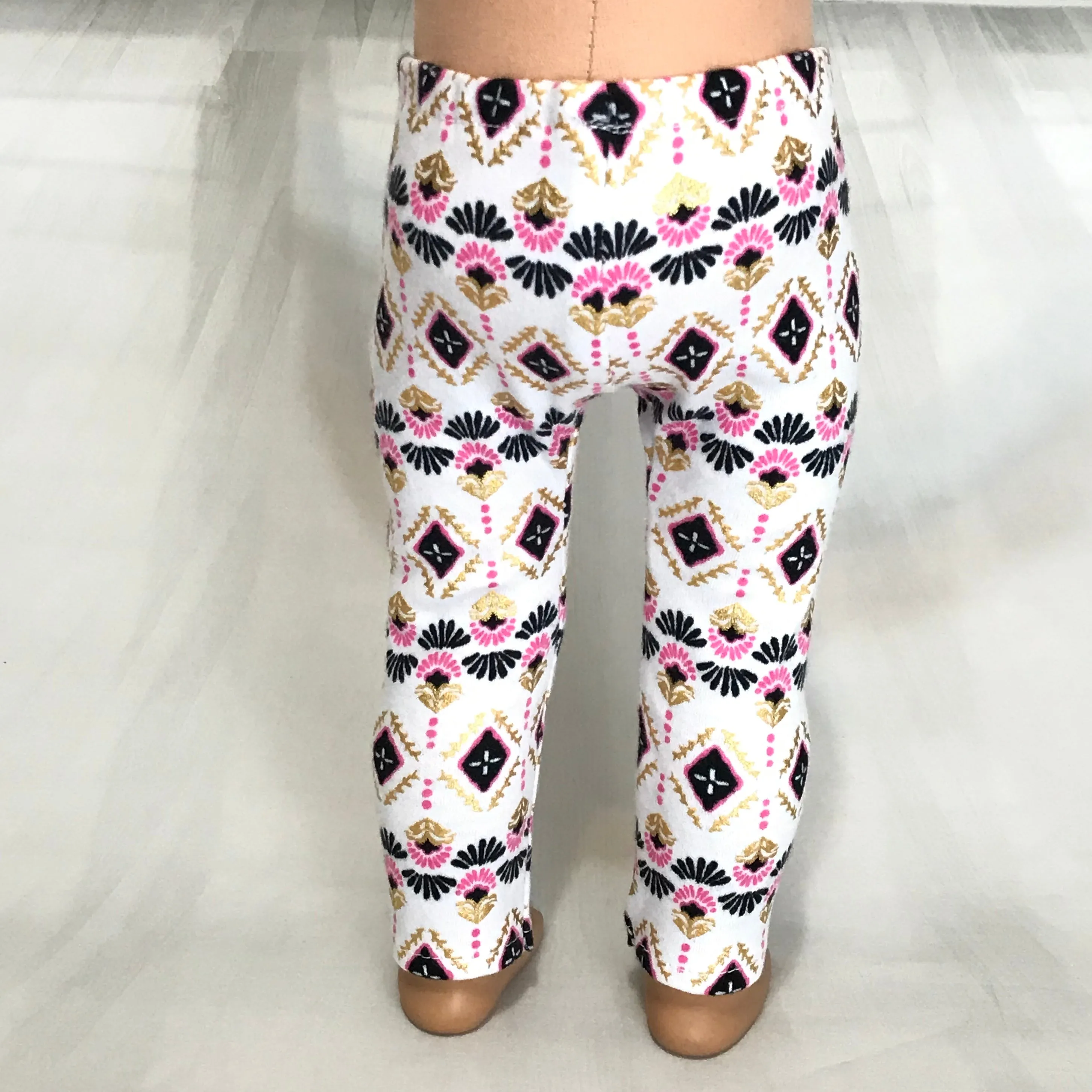 Trendy leggings printed fit American girl dolls