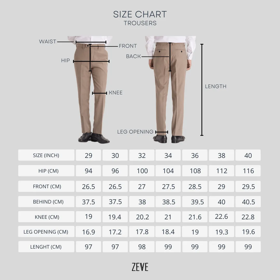 Trousers With Belt Loop -  Black Wide Stripes (Slim Straight)