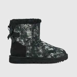 Ugg Mini Bailey Bow Gold Wash Black 1123632