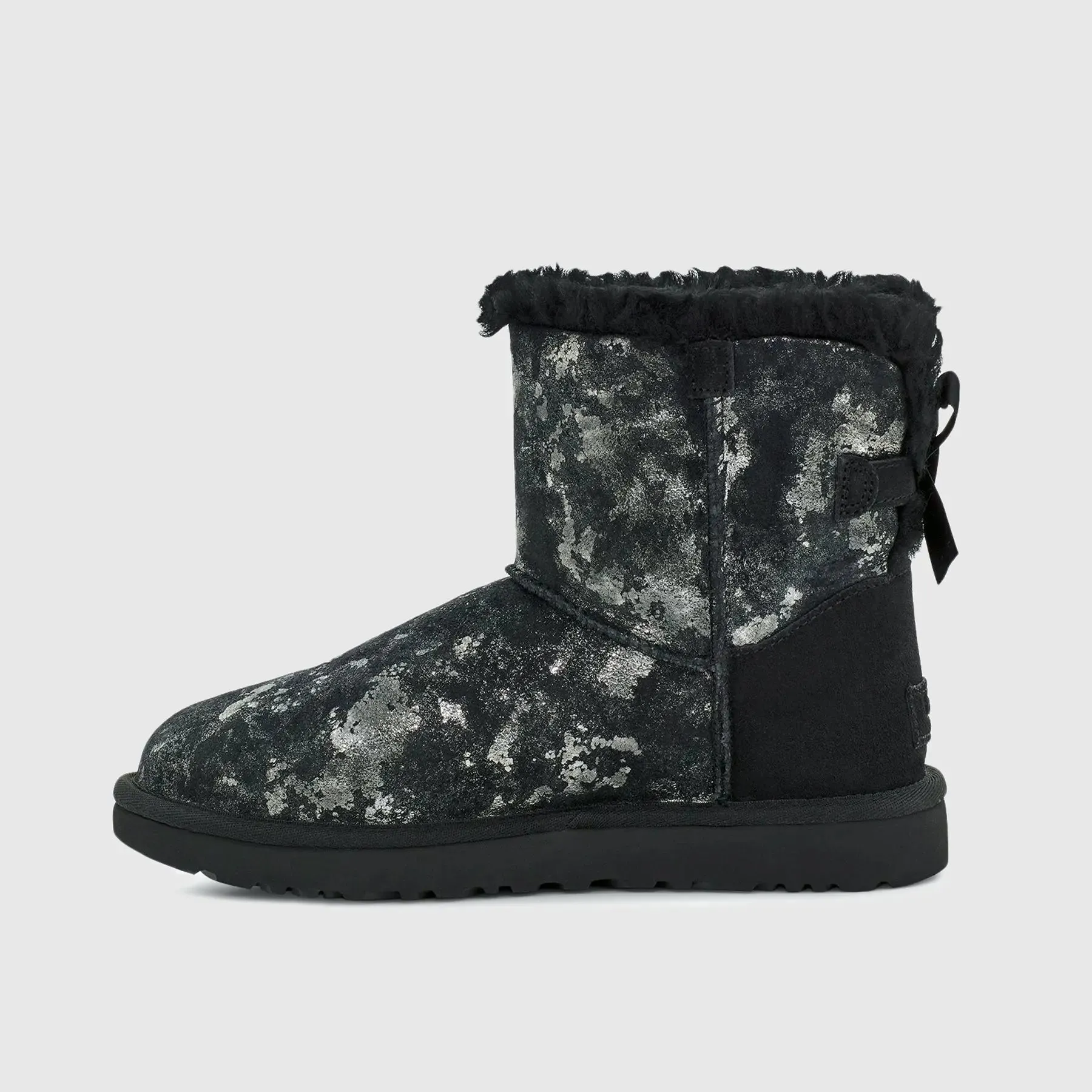 Ugg Mini Bailey Bow Gold Wash Black 1123632