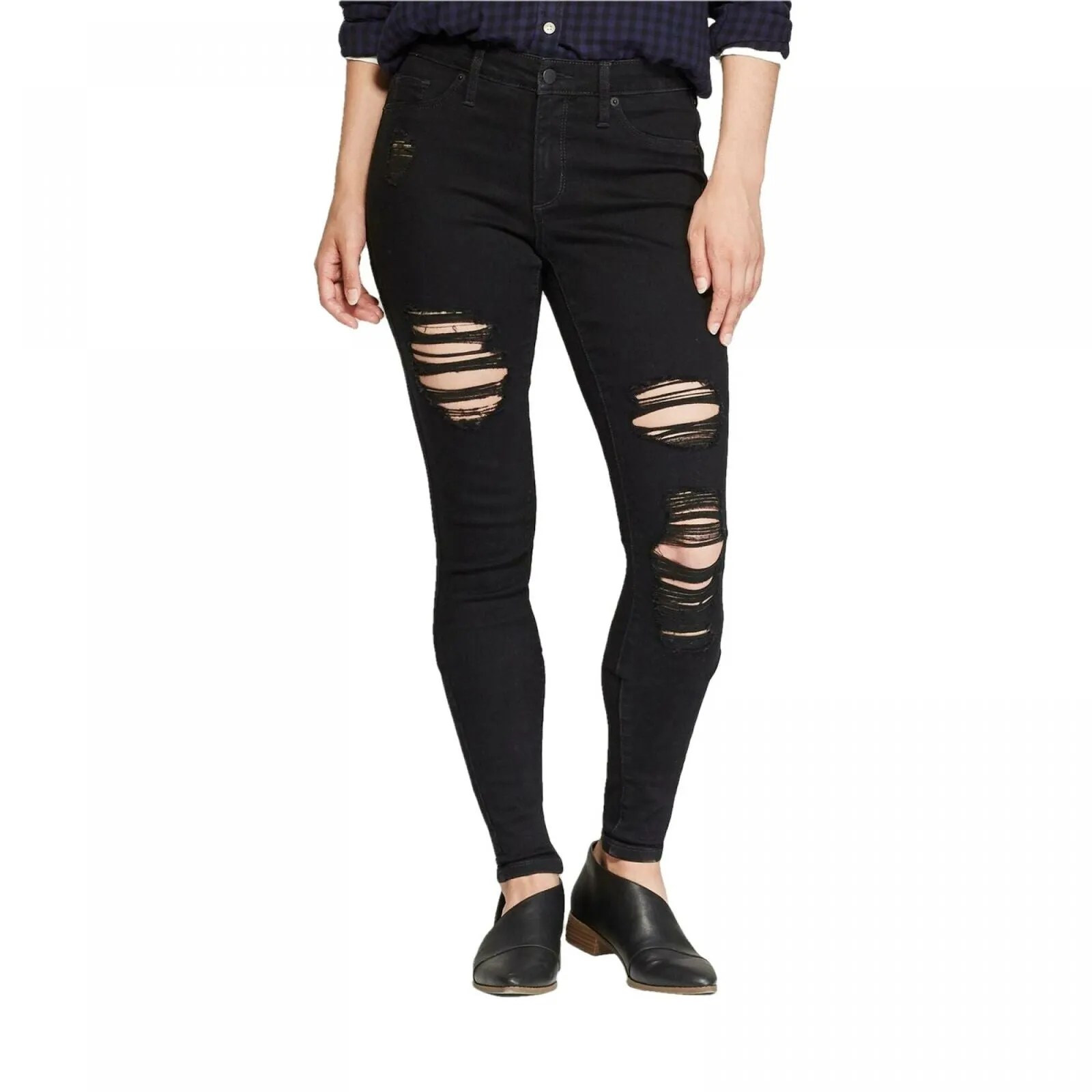Universal Thread Women's High-Rise Destructed Jeggings