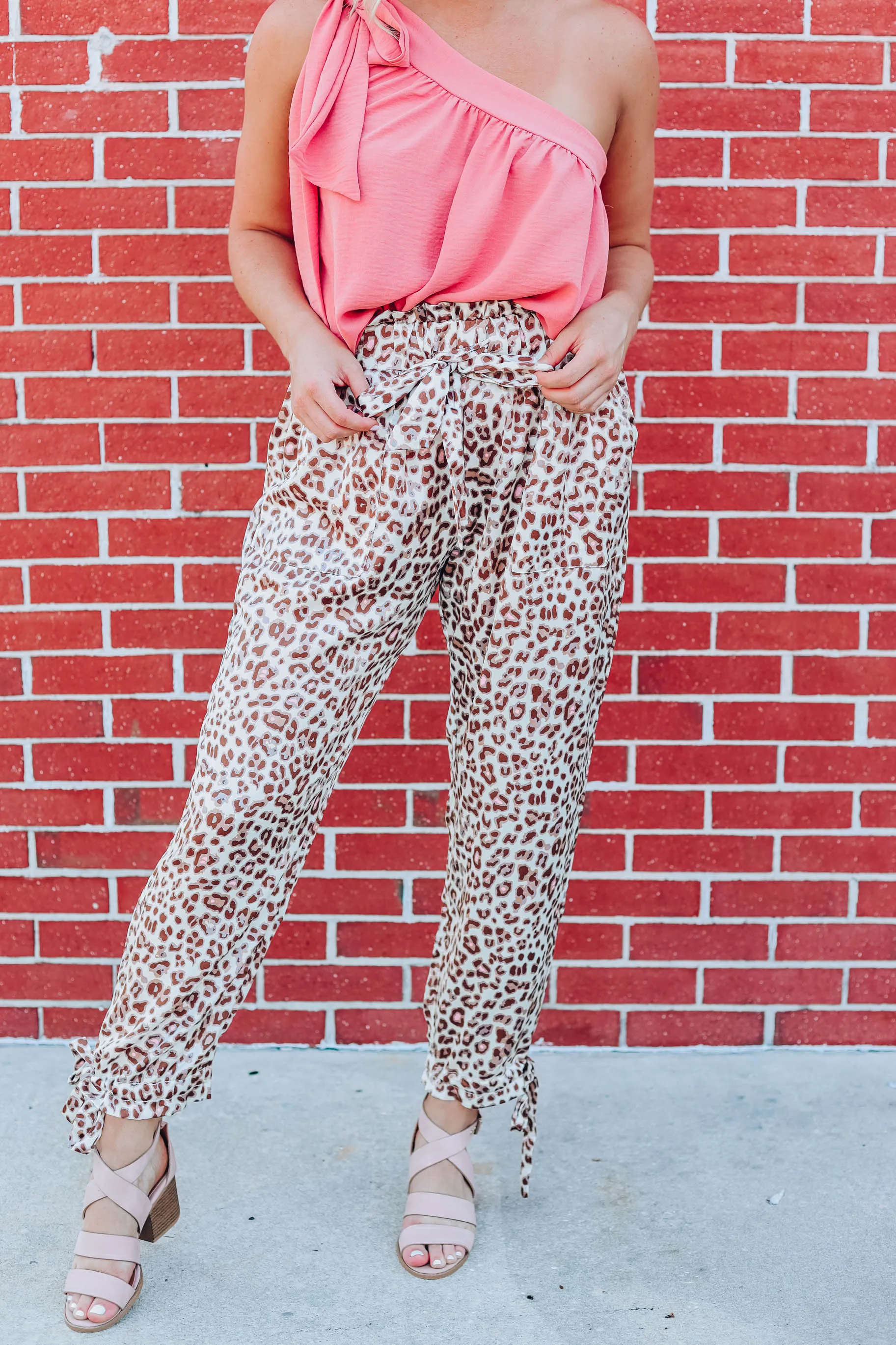 Wild Ideas Leopard Crop Trouser