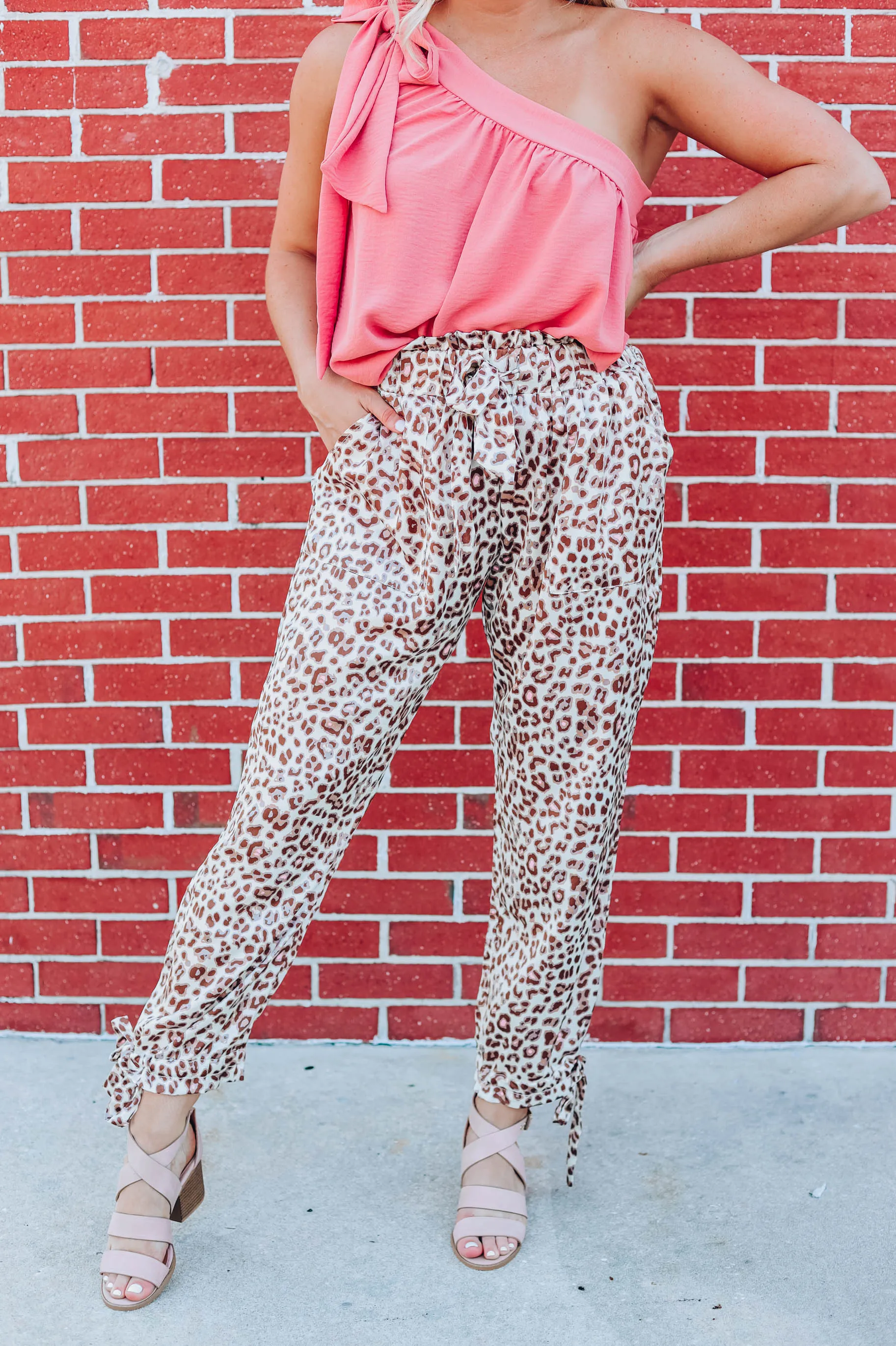 Wild Ideas Leopard Crop Trouser