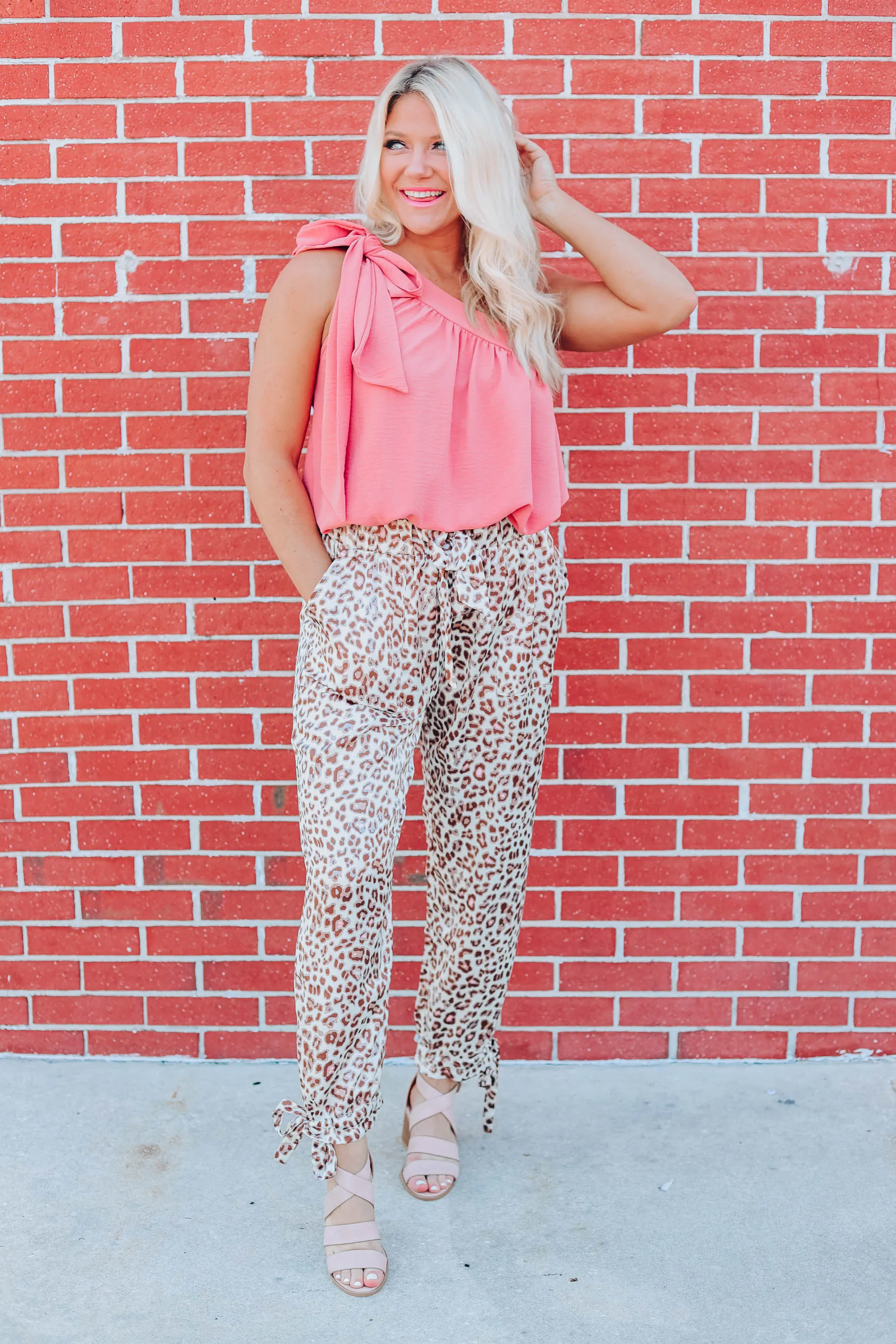 Wild Ideas Leopard Crop Trouser