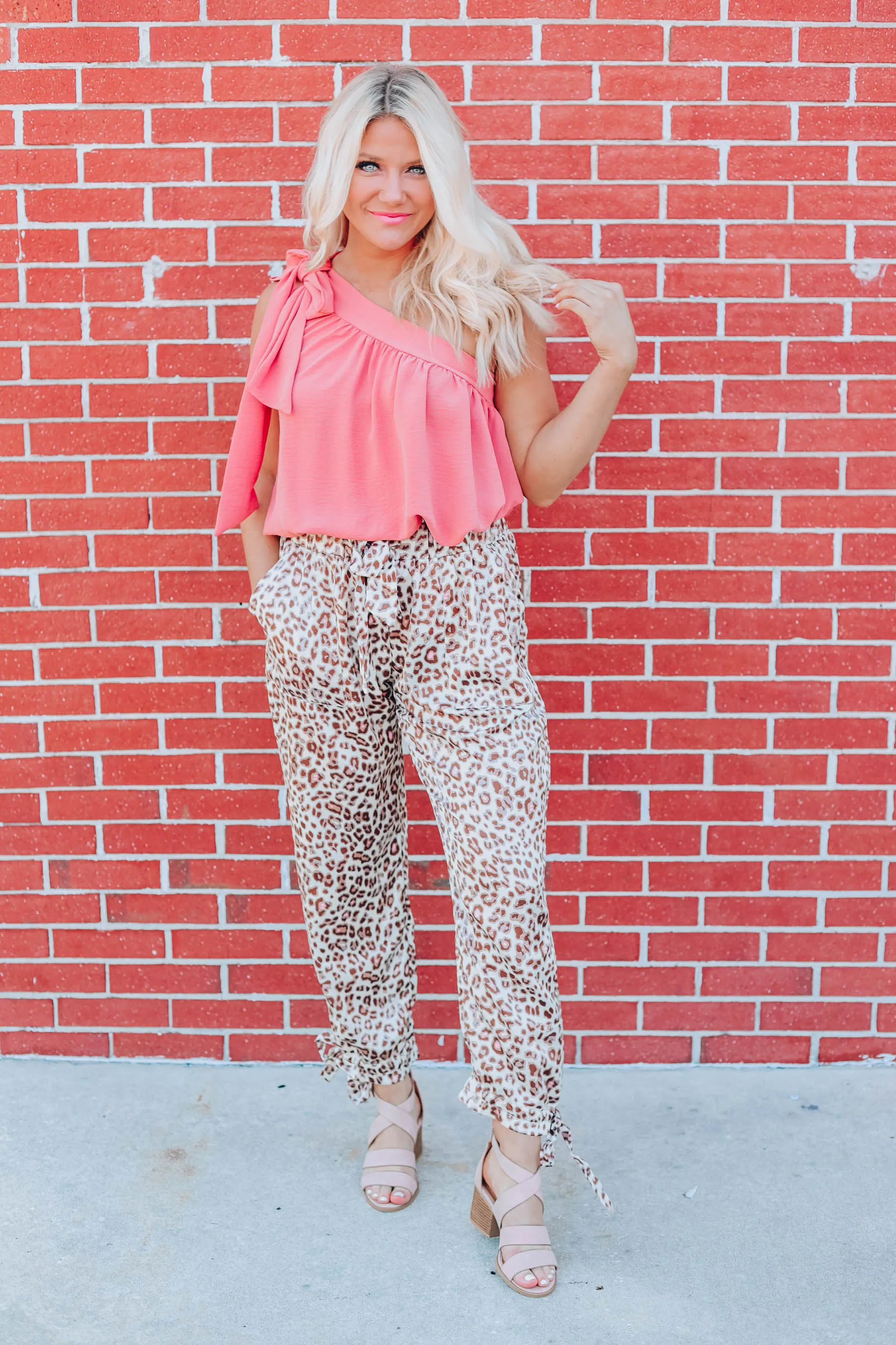 Wild Ideas Leopard Crop Trouser
