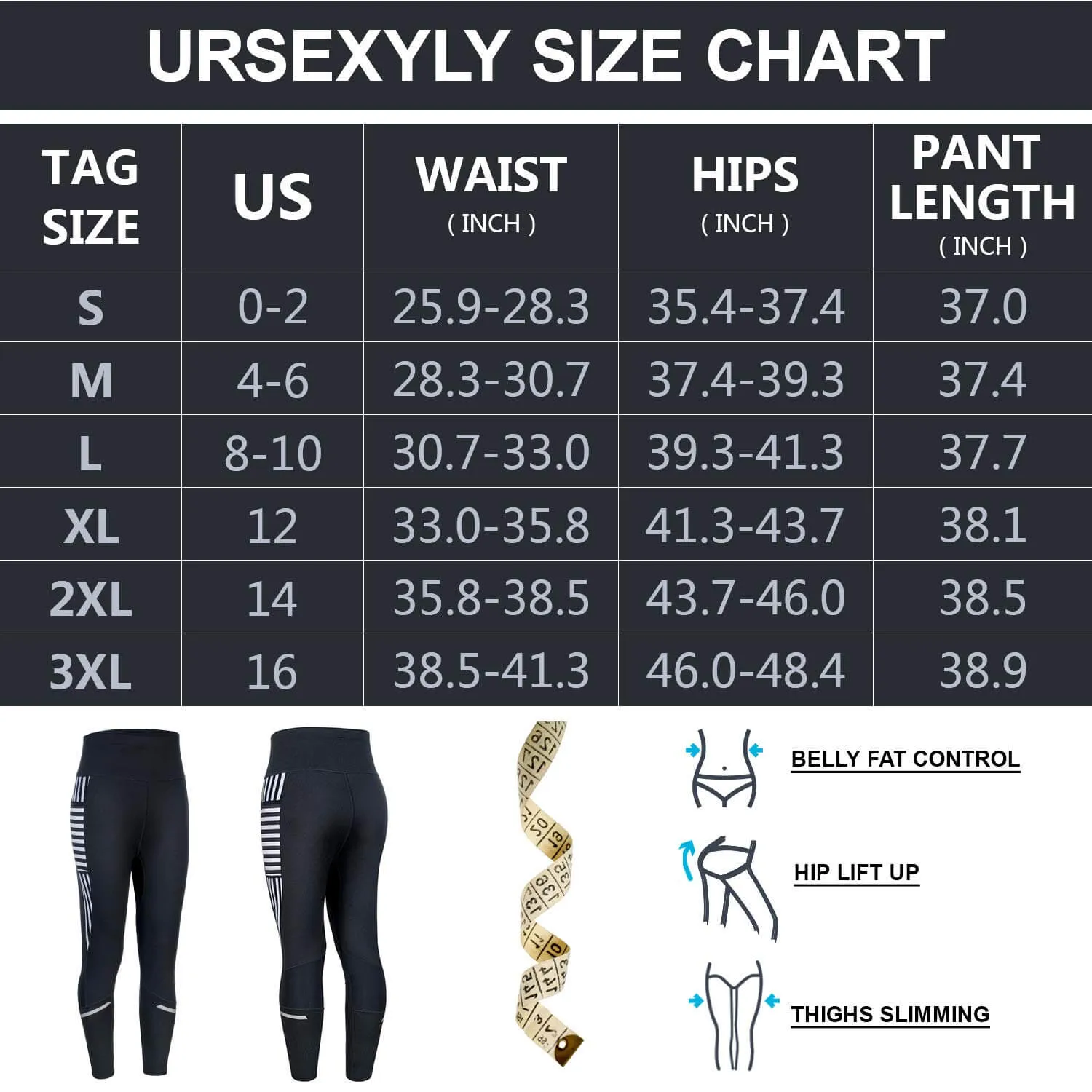 Women Fashion Design Sauna Weight Loss Sweat Pant