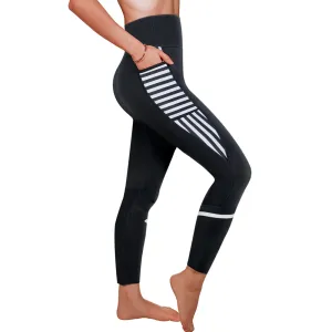 Women Fashion Design Sauna Weight Loss Sweat Pant