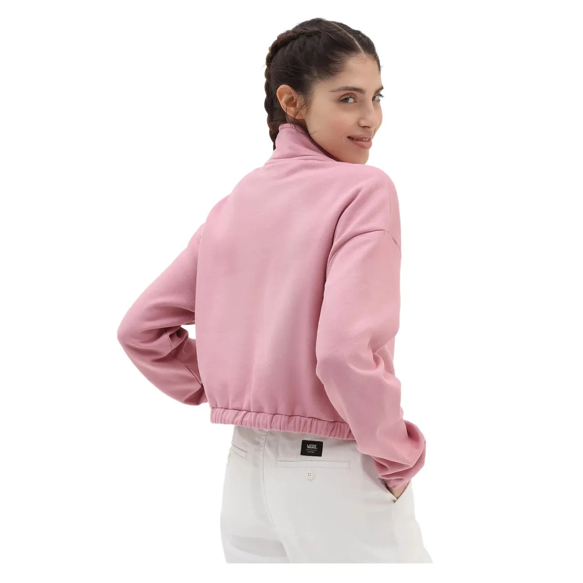 Women's Left Chest Half Zip Pullover
