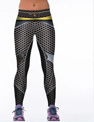 Women's Leggings Superman Logo 3D Print Women Fitness Legging Slim Jeggings Wicking Force Exercise Clothes