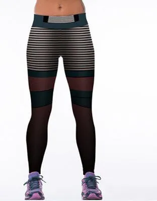 Women's Leggings Superman Logo 3D Print Women Fitness Legging Slim Jeggings Wicking Force Exercise Clothes