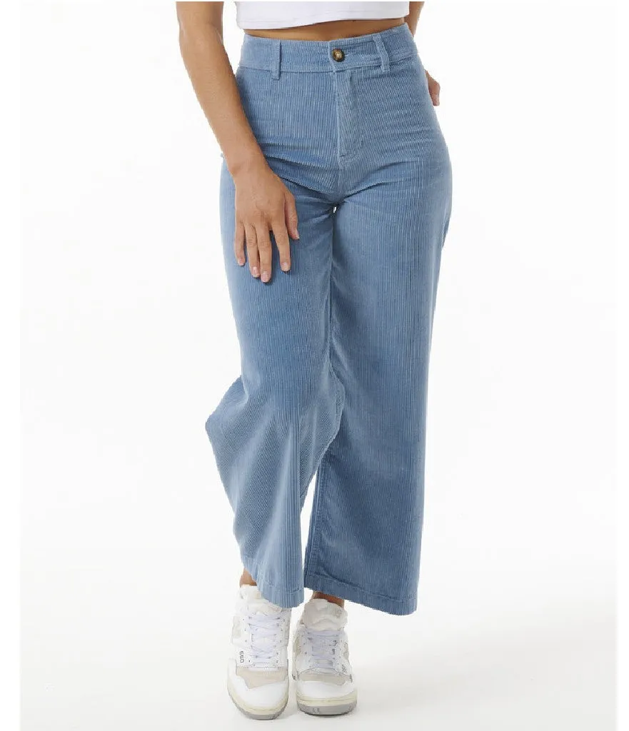 WOMEN'S STEVIE CORD PANT - DUSTY BLUE