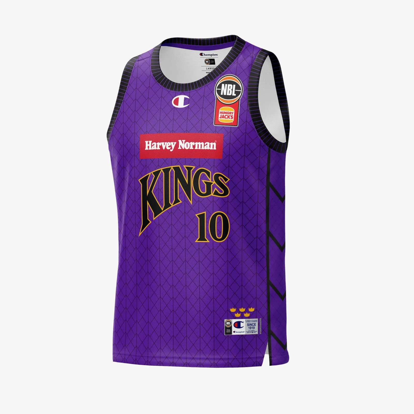 Xavier Cooks Sydney Kings NBL Home Authentic Jersey - Purple