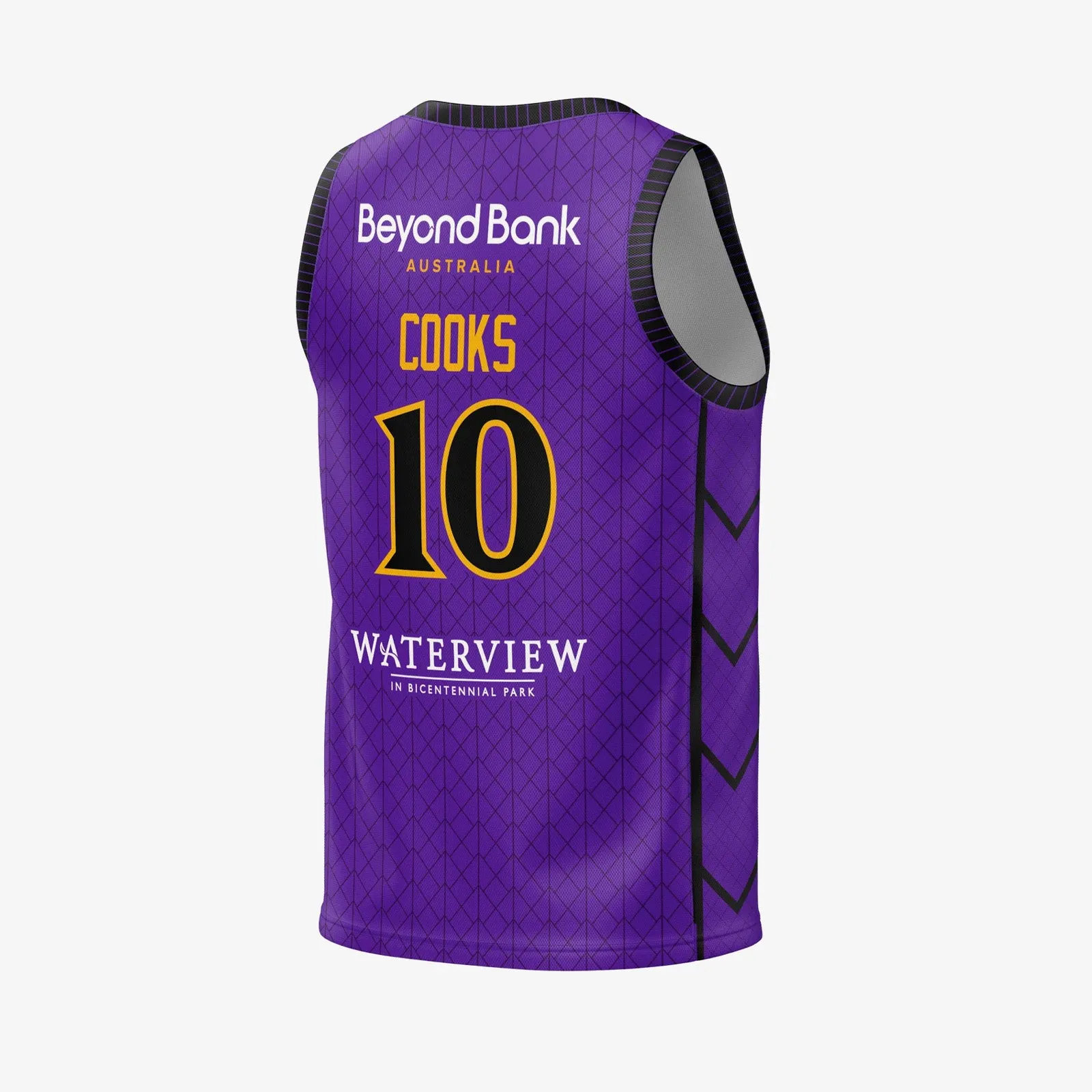 Xavier Cooks Sydney Kings NBL Home Authentic Jersey - Purple