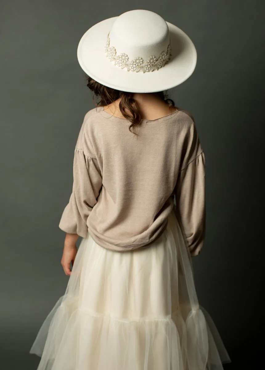 Zenni Skirt in Cream