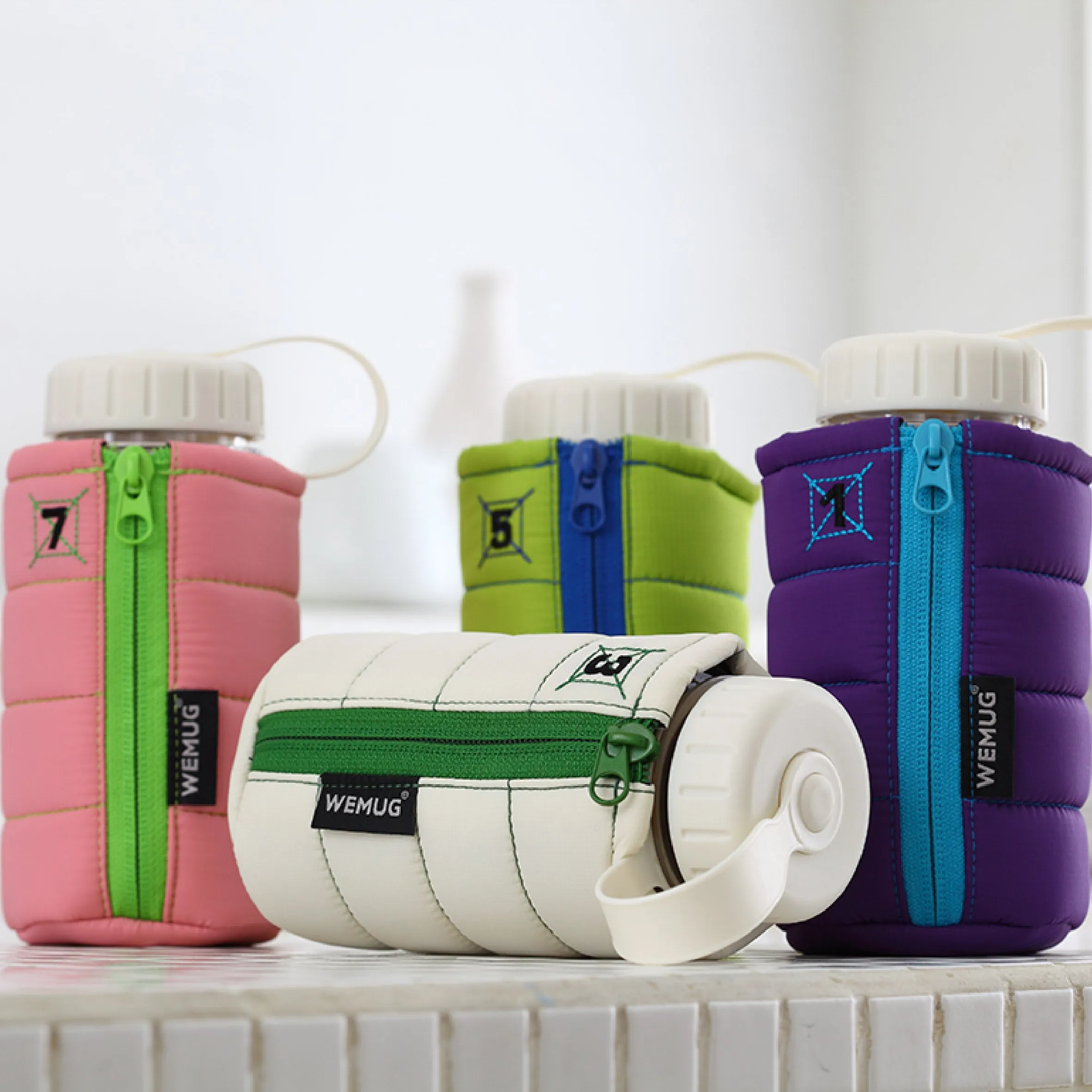 Zipper Jacket Tritan BPA Free Water Bottle